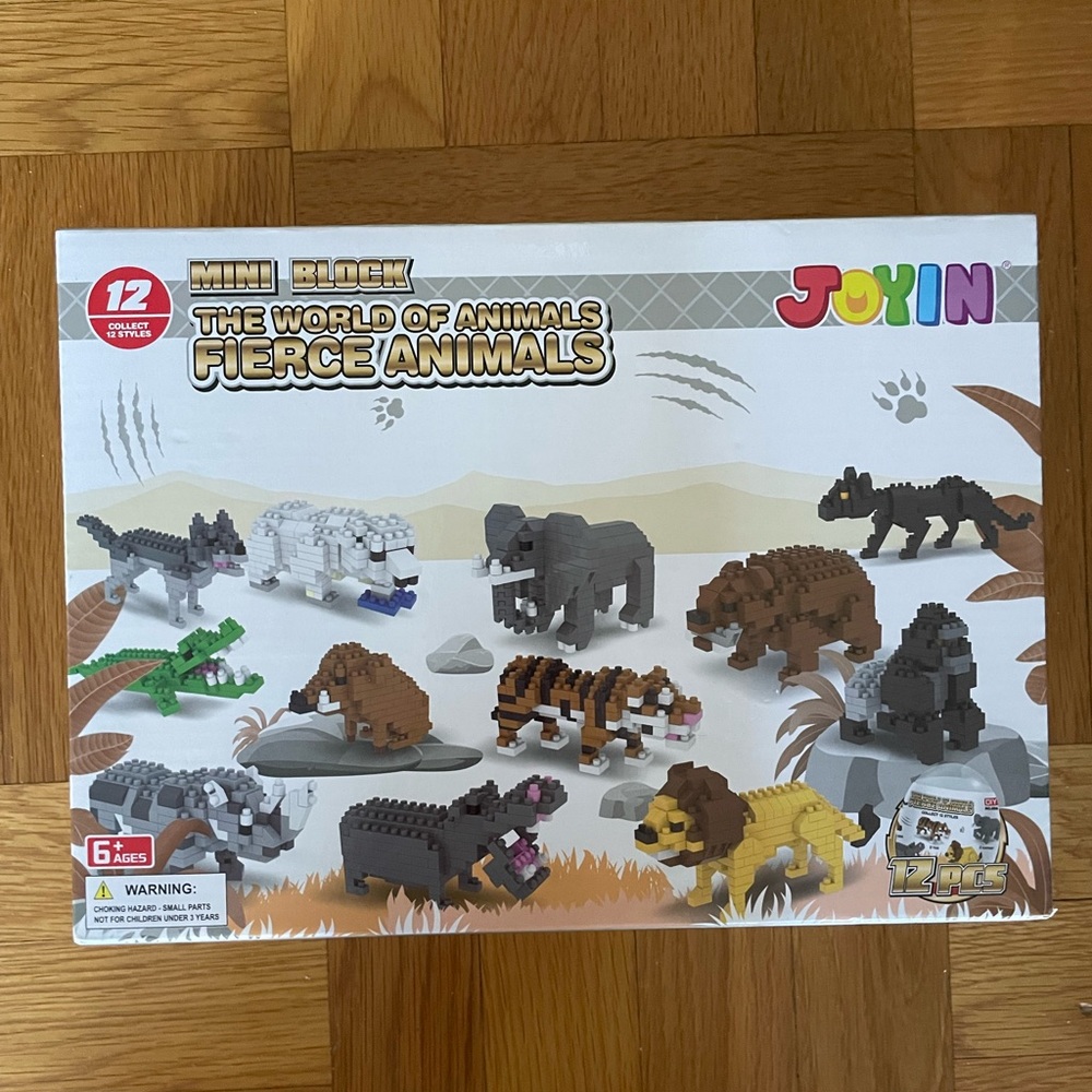 DIY Mini Block The World of Animals Fierce Animal